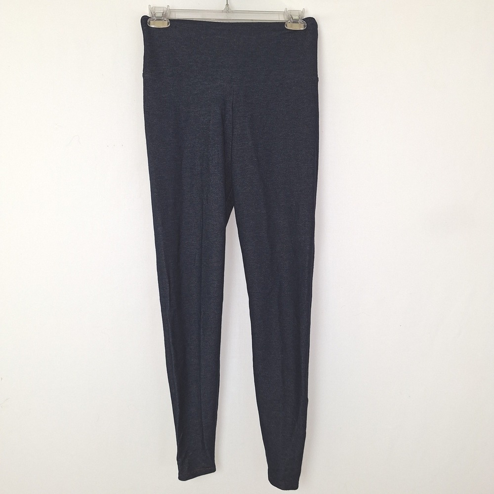 Soft Girl Minimalist No Boundaries XS Leggings Athleisure Casual Dark Wash
